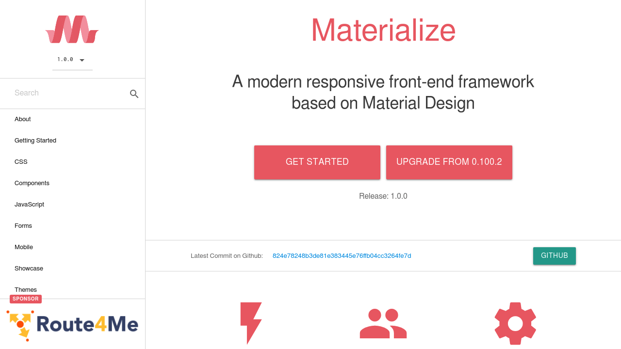 A screenshot of Materialize